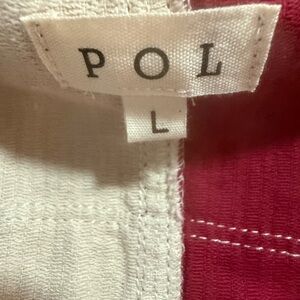 POL Vibrant Burgundy, Cream and brown tones